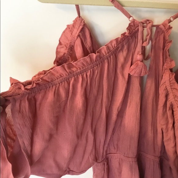 NWT Topshop Cold Shoulder Playsuit - 4-6 - AS IS - Picture 7 of 12